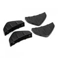thumbnail image 4 of Fugacal Rear Diffuser,Rear Wing,4pcs Car Rear Bumper Diffuser Fin Spoiler Lip Universal Auto Accessory, 4 of 8