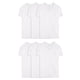thumbnail image 1 of Fruit of the Loom - Camiseta con cuello en V Stay Tucked para hombre, ropa interior para hombre alto - Blanco, paquete de 6 tallas grandes EE. UU., 1 of 4