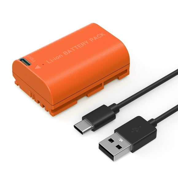 Batería de cámara SMALLRIG LP-E6NH 2400mAh USB-C para Canon R5, R6
