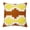 Adobe/Yellow/White, variant on LR Home Apollo Cotton Poly Filled Pillow in White/Yellow, 20" x 20"