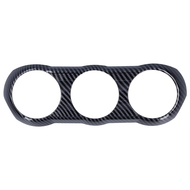 Reemplazo embellecedor de interruptor de aire acondicionado Ticfox Estilo fibra de carbono para Mazda CX3 CX-3 2016-2018