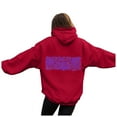 thumbnail image 6 of Kaprioy Cute Hoodies for Teen Girls Women Y2k Floral Graphic Oversized Sweatshirt Long Sleeve Preppy Clothes Red, L, 6 of 7