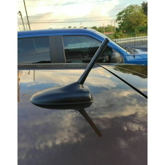 4" inch Short Black Aluminum Antenna Mast Power Rod Radio AM/FM for TOYOTA VENZA 2009-2015 New