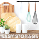 thumbnail image 5 of Batidores de silicona para cocinar, juego de dos batidores de alambre de acero inoxidable, batidores de cocina resistentes al calor., 5 of 5