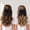 Black, variant on 2-Pack Cheer Bow with Alligator Clip, 7 x 7.5 in Grosgrain Ribbon Hair Bow for Girls, Red