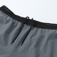 thumbnail image 4 of Aimik Men's Athletic Shorts Contrast Wide Waistband Drawstring Lightweight Summer Shorts for Jogging Training Daily Gym Sports, 4 of 6