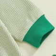 thumbnail image 6 of Hessimy Newborn Baby Boy Summer Outfit Bow Smocked Bubble Romper Doll Collar Plaid Bodysuit Fly Sleeve Jumpsuit Clothes,Trendy(Light Green,3-6 Months), 6 of 6