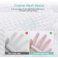 thumbnail image 4 of Cribun Set of 2 Honeycomb Mesh Laundry Bag for Blouse,Hosiery,Stocking,Underwear, Lingerie with Zipper Lock,Premium Laundry Bags for Travel Storage Organization, 4 of 7