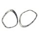 thumbnail image 5 of 2 embellecedores de cubierta de bisel de faro 51139801573 51139801574 bisel de faro izquierdo derecho para R60 Countryman accesorio de alto Negro shamjiam Biseles de faros, 5 of 8