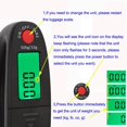 thumbnail image 1 of Portable Digital Postal Hanging Luggage Scale 110lbs 50kg, 2 AAA Batteries (Excluding) (Black), 1 of 4