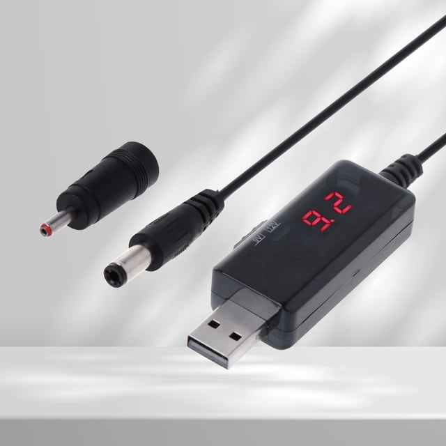 DC 5V a 9V 12V Regulador de potencia Línea Accesorios para enrutador Módem óptico WiFi FLhrweasw Nuevo