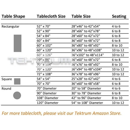 Tektrum Heavy Duty 90 Inch Round Damask Jacquard Table Cover Waterproof Spill Proof Stain Resistant Wrinkle Free Great For Banquet Parties Dinner Kitchen Restaurant Wedding White Canada Dinner Kitchen Restaurant Wedding, What Size Table Does A 90 Tablecloth Fit