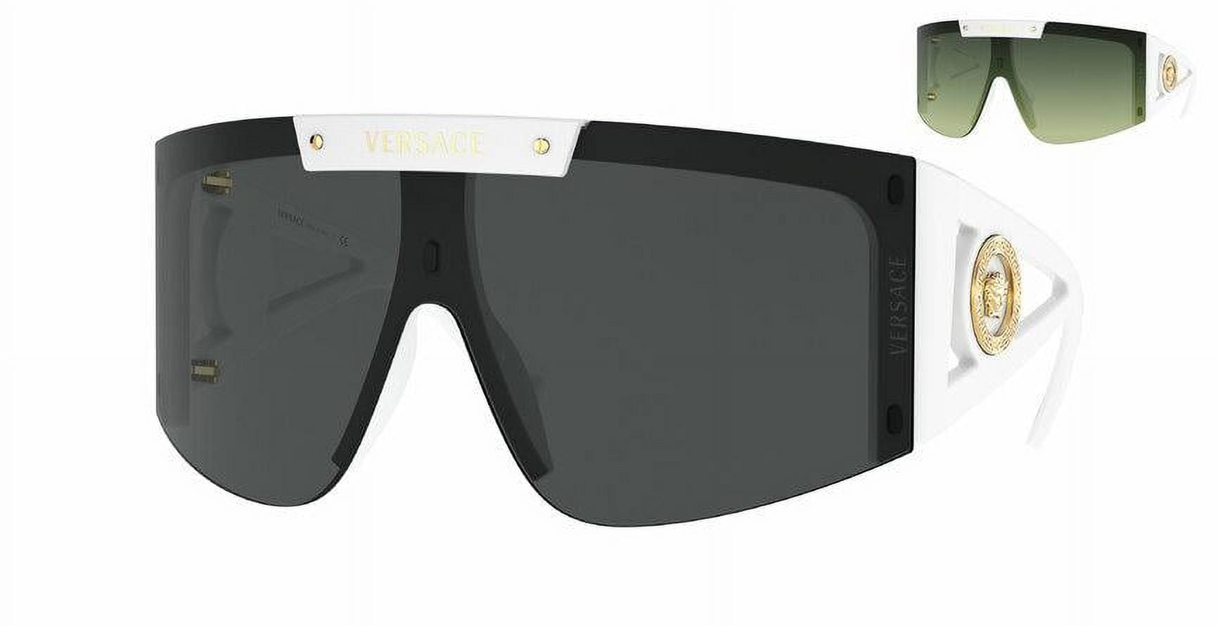 Versace Womens Shield Sunglasses VE 4393 Black Plastic Frame  display picture 1