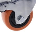 thumbnail image 3 of 1 Paquete De 3 "Rueda Giratoria Rueda De Goma Rodamiento De La Placa Para Servicio Con Freno Sunnimix Ruedas para trabajo pesado con freno, 3 of 8