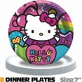 thumbnail image 2 of Hello Kitty Paper Plates Birthday Decorations Party Supplies Tableware Disposable Dinnerware, 2 of 4
