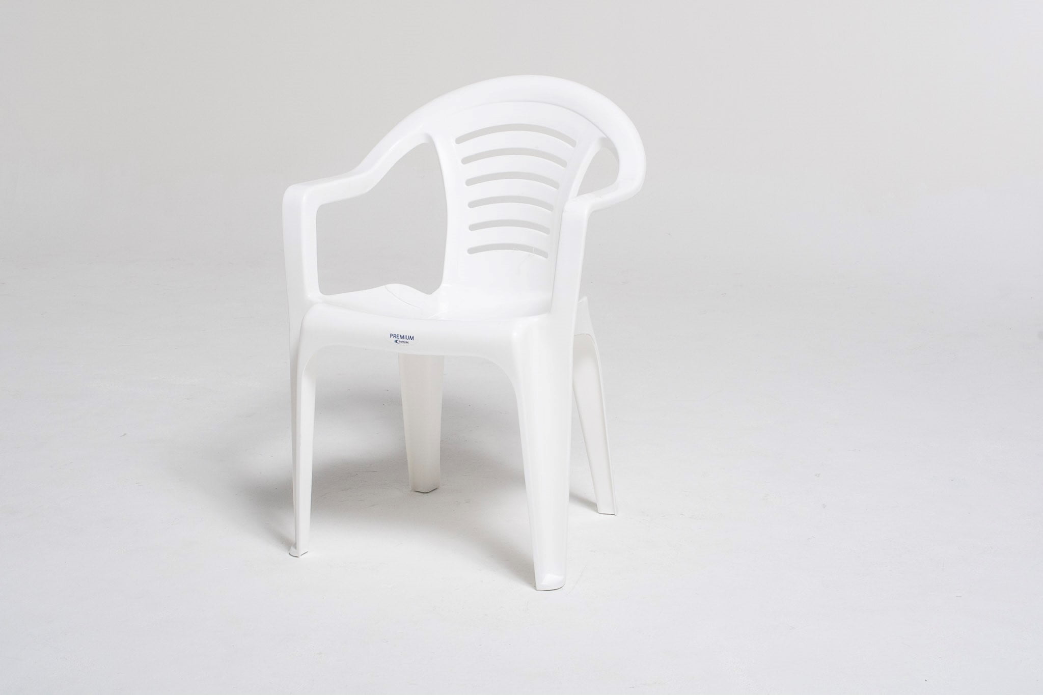 Sanchia White Plastic Chair for Adults - Durable Outdoor Seating