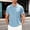 Blue, variant on Polo Shorts for Men Short Sleeve V Neck Tee Shirt Lightweight Black Mens Casual Clothing