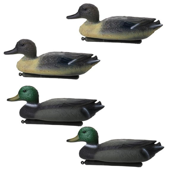yotijay Set of 4 Hunting Lures Colvert 3D - Realistic Male Duck