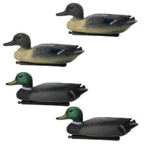 yotijay Set of 4 Hunting Lures Colvert 3D - Realistic Male Duck