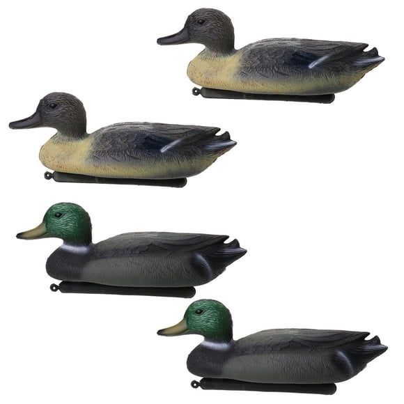 4 Pcs DUCK DECOY Floating Duck Decoy with Weighted Keel for