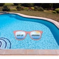 thumbnail image 2 of Slick Woody's 30" Got My Sunnies Vinyl Underwater Pool Mat Tattoo in Pink, 2 of 3
