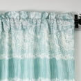 thumbnail image 2 of Home Soft Things Printed Microfiber Curtain - Emma 2 Piece Set - Teal - 60" x 96", 2 of 8