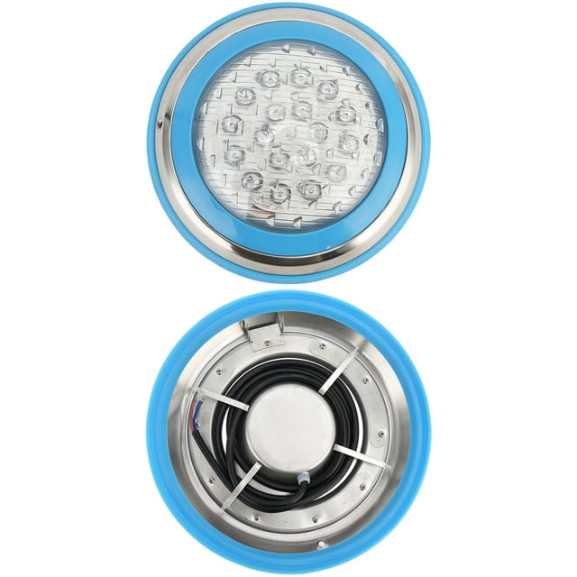 Underwater Wall Light, High Hardness IP68 Waterproof PC Mirror Swimming Pool Light High Transparency For Swimming Pool For Aquarium For Hotel
