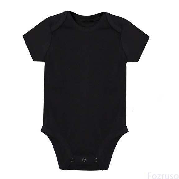 Fozruso Unisex Baby Solid Baby Bodysuit Romper Blank For 0 24 Months Boys Girls Jumpsuit Cute Rompers Sizes 9-12 Months