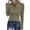 Army Green, variant on Women's 2026 Spring Fall Long Sleeve Henley T Shirts Button Ribbed Knit Slim Fit Casual Basic Tops Blouse