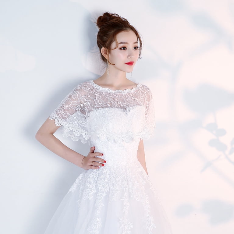 lace shrugs for wedding dresses Off-Shoulder Bridal Bolero Wedding jacket Wedding dress topper, Large main image 1