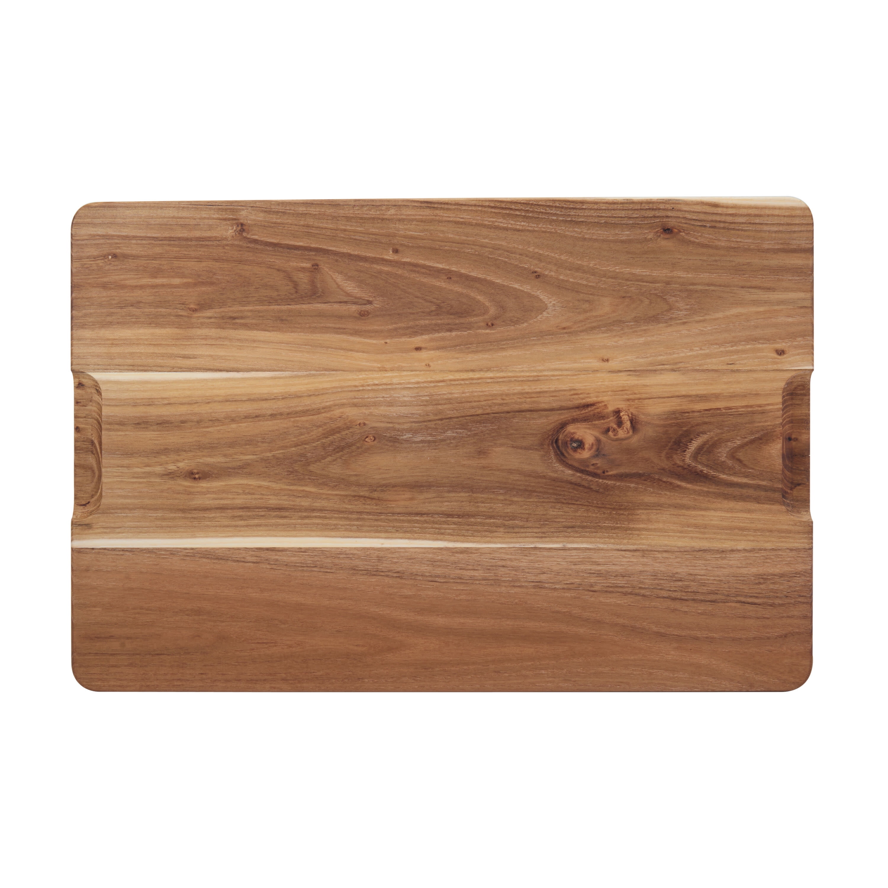 TeakCraft Large Wood Cutting Board with Juice Grove, Chopping Board, Knife  Friendly, Reversible, Cheese Board, Gift Box Included, The Epirus