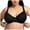 Black, variant on IROINNID Women's Bras Full Coverage Solid Plus Size Seamless Push Up Lace Sports Sexy Breathable Base Underwear