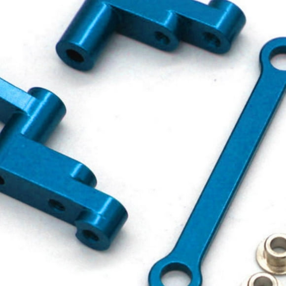 mmirethe High Precision Steering Servo Saver Complete For 1/16 MJX 16209 Crawler Blue