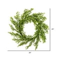 thumbnail image 2 of Vickerman FK181530 Couronne Moderne en Bois Vert 30 Po., 2 of 2