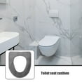thumbnail image 3 of TABLETREANDS 1Ud Cojín Para Asiento De Inodoro Con De Cremallera Y Confortable, 3 of 6