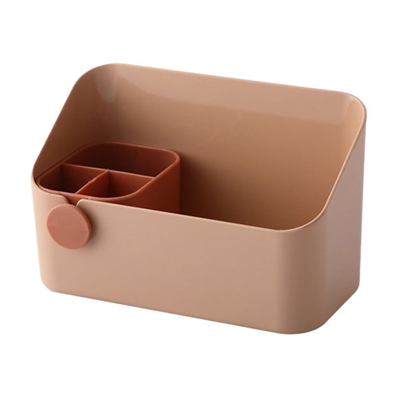 Storage Bins,Makeup Organizer,Solid Color Bathroom Desktop Mirror Cabinet Storage Box Dressing Cosmetics Sink Bathroom Storage Rack Separable Installation For Bedroom Bathroom