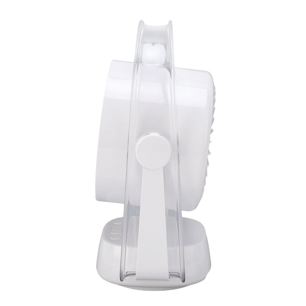 Ventilador De Escritorio, Ventilador Circulador De Aire De Mesa Silencioso De Alta Velocidad, 7 Aspas Oscilantes, 100 Velocidades Para Interiores