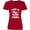 True Red, variant on Inktastic Life is Better at The Cabin with Trees and Moon Women's V-Neck T-Shirt