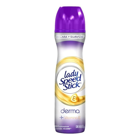 Desodorante Mujer Lady Speed Stick Derma Nacar Pearl Antitranspirante en Aerosol 150 ml
