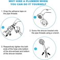 thumbnail image 5 of High Pressure Water Saving Shower Head, Adjustable Shower Head for Bathroom, Handheld Shower Head (with 1.5m Hose), 5 of 5