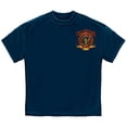 thumbnail image 2 of FF2085XXXL Volunteer Firefighter Tradition Sacrifice Dedication Mens T-Shirt - Navy, XXX-Large, 2 of 2
