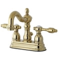thumbnail image 1 of Kingston Brass KS1602TAL Kingston Brass Tudor 4 in. Center Lavatory Faucet With Brass Pop-Up, 1 of 2