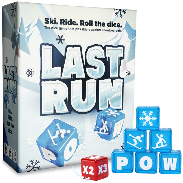 Juego de dados LAST RUN de ritmo rápido para familias, 2 a 6 jugadores, 8+ años