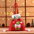 thumbnail image 4 of 3 bolsas de regalo de Navidad con cordón, bolsas de dulces de Navidad, saco de Papá Noel, mochila para fiesta de Navidad, bolsas de manzana para niños, colegas, amigos, familias (A) Sailing Electrónica, 4 of 5