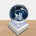 thumbnail image 1 of Spptty Crystal Base Stand, Rotating Base, Colorful LED Light Rotating Crystal Display Stand Base, 1 of 6