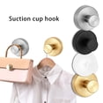 thumbnail image 2 of Heavy Duty Adhesive Shower Hooks in Stainless Steel Home Accessory Hold Without Drilling, Perfect for Glass and Wall, 2 of 6