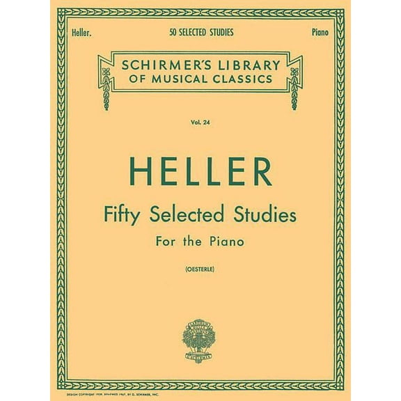 50 Selected Studies (from Op. 45, 46, 47): Schirmer Library of Classics Volume 24 Piano Technique, (Paperback)