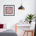 thumbnail image 3 of Stupell Industries Bohemian Purple & Green Twin Tigers Black Framed Print Under Glass, 13 x 13, by Karolina Sato, 3 of 8