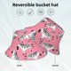 thumbnail image 2 of Balery Cute Cartoon Zebra Sombreros para el sol para hombre y mujer, sombrero de pescador con UPF 50+, 2 of 6