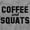 Sport Grey, variant on Coffee Squats Funny Workout Fitness Women's Graphic T Shirt Tees Brisco Brands X